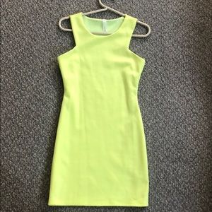Lime green dress